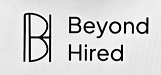 BH BEYOND HIRED logo