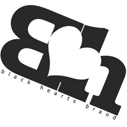 BH BLACK HEARTS BRAND logo