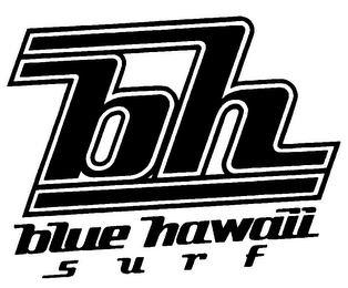 BH BLUE HAWAII SURF logo