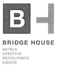 BH BRIDGE HOUSE HOTELS LIFESTYLE RESTAURANTS EVENTS logo