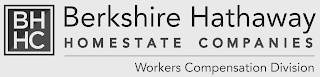 BH HC BERKSHIRE HATHAWAY HOMESTATE COMPANIES WORKERS COMPENSATION DIVISION logo