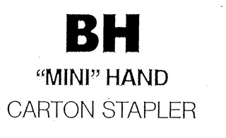 BH "MINI" HAND CARTON STAPLER logo