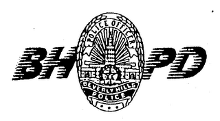 BH PD POLICE OFFICER BEVERLY HILLS POLICE logo