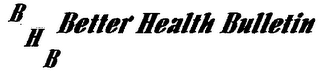 BHB BETTER HEALTH BULLETIN logo