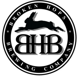 BHB BROKEN HOPS BREWING COMPANY logo