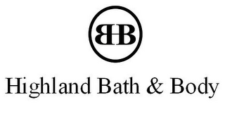 BHB HIGHLAND BATH & BODY logo