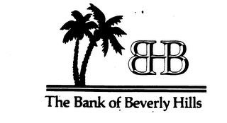 BHB THE BANK OF BEVERLY HILLS logo