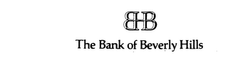 BHB THE BANK OF BEVERLY HILLS logo