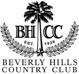 BHCC EST 1926 BEVERLY HILLS COUNTRY CLUB logo