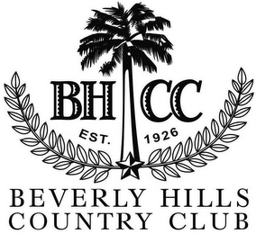 BHCC EST. 1926 BEVERLY HILLS COUNTRY CLUB logo