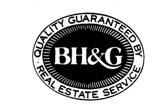 BH&G QUALITY GUARANTEED BY REAL ESTATE SERVICE logo