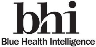 BHI BLUE HEALTH INTELLIGENCE logo