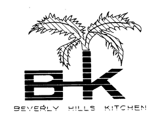BHK BEVERLY HILLS KITCHEN logo