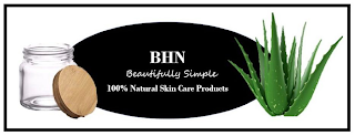 BHN BEAUTIFULLY SIMPLE 100% NATURAL SKIN CARE PRODUCTS logo
