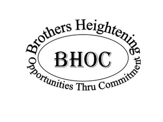BHOC BROTHERS HEIGHTENING OPPORTUNITIES THRU COMMITMENT logo