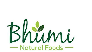 BHUMI NATURAL FOODS logo