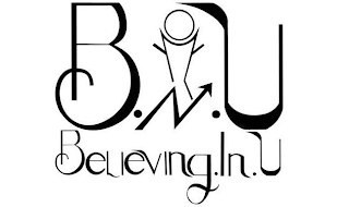 B.I N. U BELIEVING.IN.U logo
