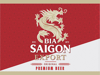 BIA SAIGON EXPORT EST. 1875 ORIGINAL PREMIUM BEER logo