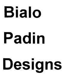 BIALO PADIN DESIGNS logo