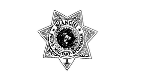 BIANCHI POLICE-MILITARY-SPORTSMAN FAMOUS AROUND THE WORLD LEATHER PRODUCTS 1 logo