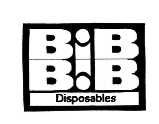 BIB BIB DISPOSABLES logo