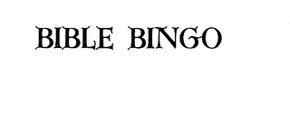 BIBLE BINGO logo