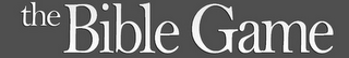 BIBLE GAME logo