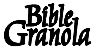 BIBLE GRANOLA logo