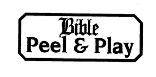 BIBLE PEEL & PLAY logo