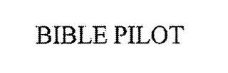 BIBLE PILOT logo