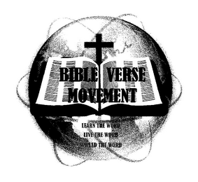BIBLE VERSE MOVEMENT LEARN THE WORD LIVE THE WORD SPREAD THE WORD logo