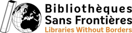 BIBLIOTHÈQUES SANS FRONTIÈRES LIBRARIES WITHOUT BORDERS logo