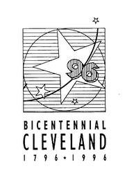 BICENTENNIAL CLEVELAND 1796 1996 96 logo