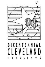 BICENTENNIAL CLEVELAND 1796 1996 96 logo
