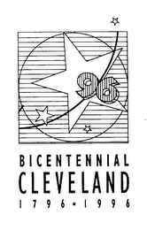 BICENTENNIAL CLEVELAND 1796-1996 96 logo