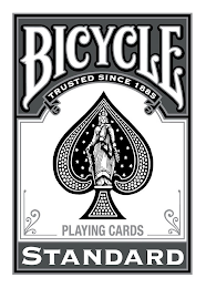 BICYCLE TRUSTED SINCE 1885 PLAYING CARDS STANDARD logo