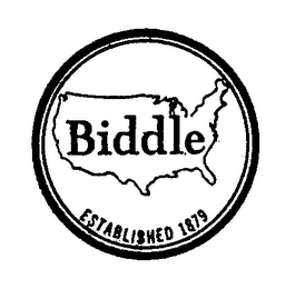 BIDDLE ESTABLISHED 1879 logo