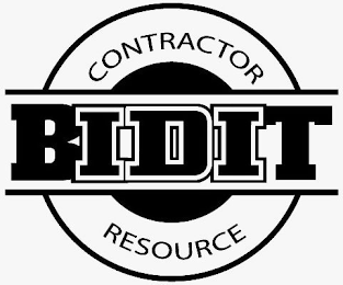 BIDIT CONTRACTOR RESOURCE logo