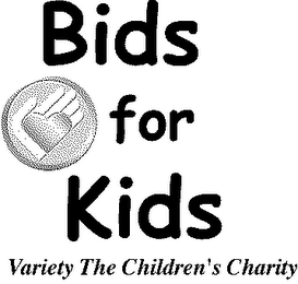 BIDS FOR KIDS VARIETY THE CHILDREN'S CHARITY logo