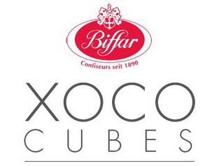 BIFFAR CONFISEURS SEIT 1890 XOCO CUBES logo