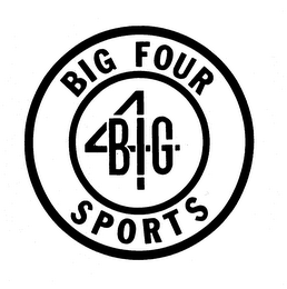BIG 4 BIG FOUR SPORTS logo