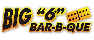 BIG "6" BAR-B-QUE logo