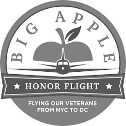 BIG APPLE HONOR FLIGHT FLYING OUR VETERANS FROM NYC TO DC logo