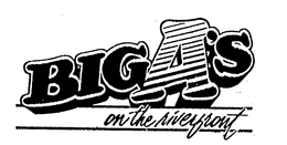 BIG A'S ON THE RIVERFRONT logo