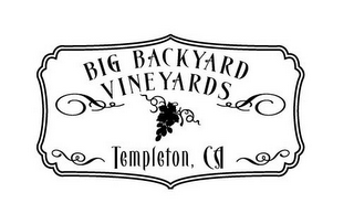 BIG BACKYARD VINEYARDS TEMPLETON, CA logo