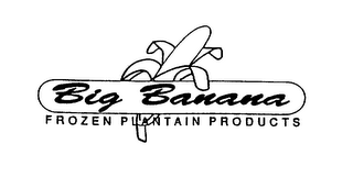 BIG BANANA FROZEN PLANTAIN PRODUCTS logo