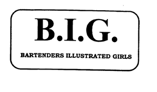 B.I.G. BARTENDERS ILLUSTRATED GIRLS logo