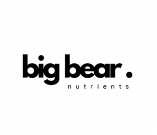 BIG BEAR. NUTRIENTS logo