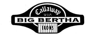 BIG BERTHA CALLAWAY IRONS USA logo