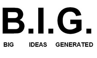 B.I.G. BIG IDEAS GENERATED logo